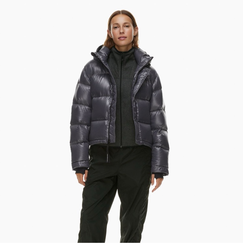 NWT Limited Edition— Stormwatch Grey Super Puff shorty